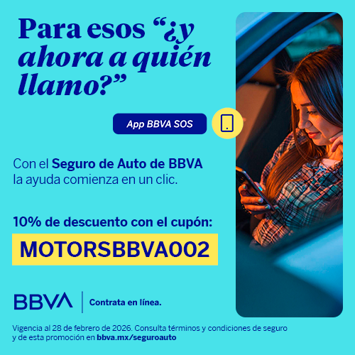 10% de descuento en seguro de Auto BBVA