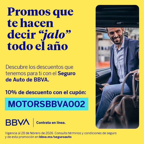 10% de descuento en seguro de Auto BBVA