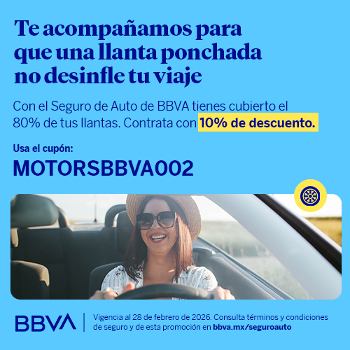 10% de descuento en seguro de Auto BBVA