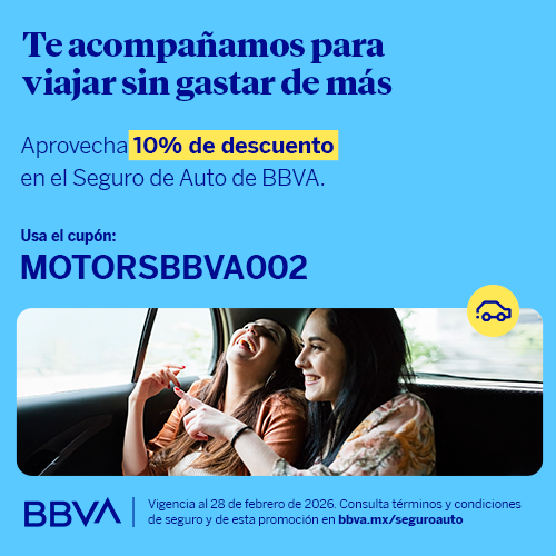 10% de descuento en seguro de Auto BBVA
