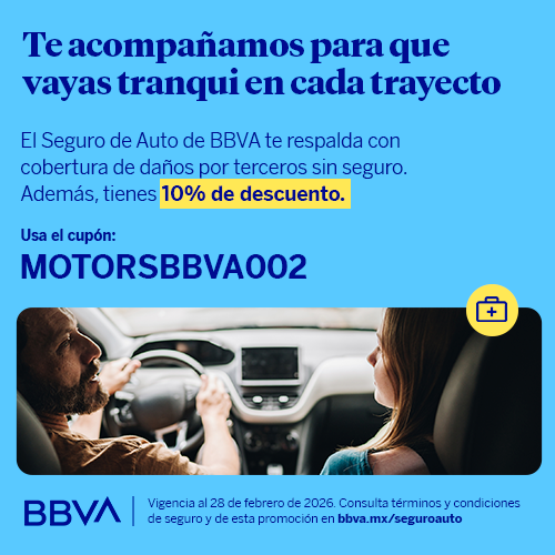10% de descuento en seguro de Auto BBVA