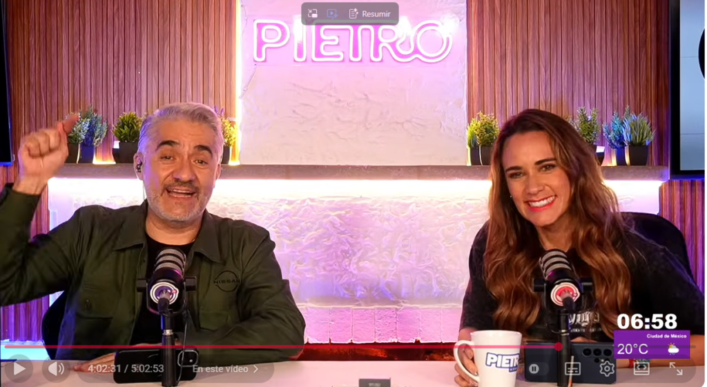 Oscar Sanabria y Andrea Echegoyen en DESTINO